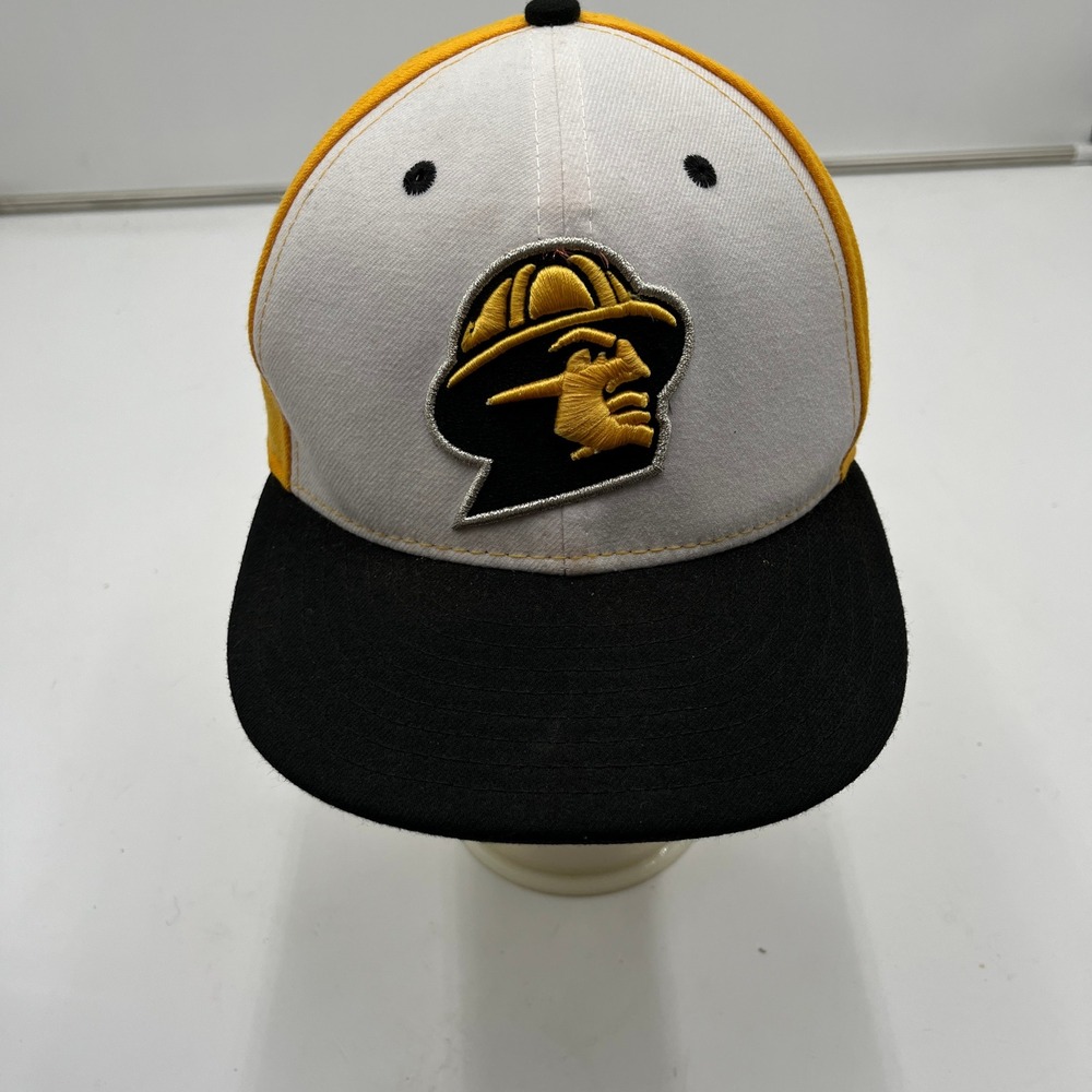 Tulsa Drillers MiLB 59FIFTY Fitted Hat Tri-Color Baseball Cap 7 1/4 Golden
